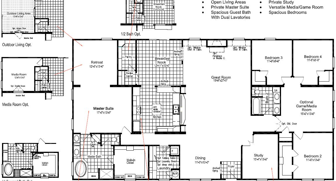 Floor Plans For Site Built, Mobile, and Modular Homes San